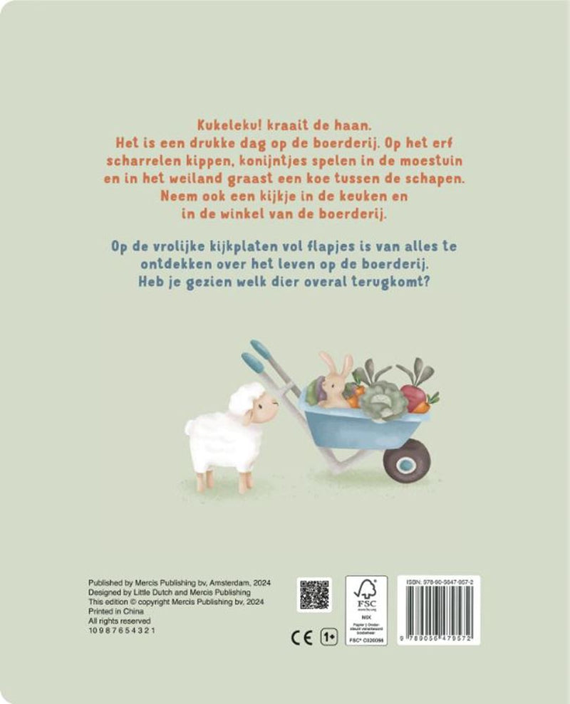 Chargez l'image dans la visionneuse de la galerie, Little dutcmijn flapjesboek boerderij 2+