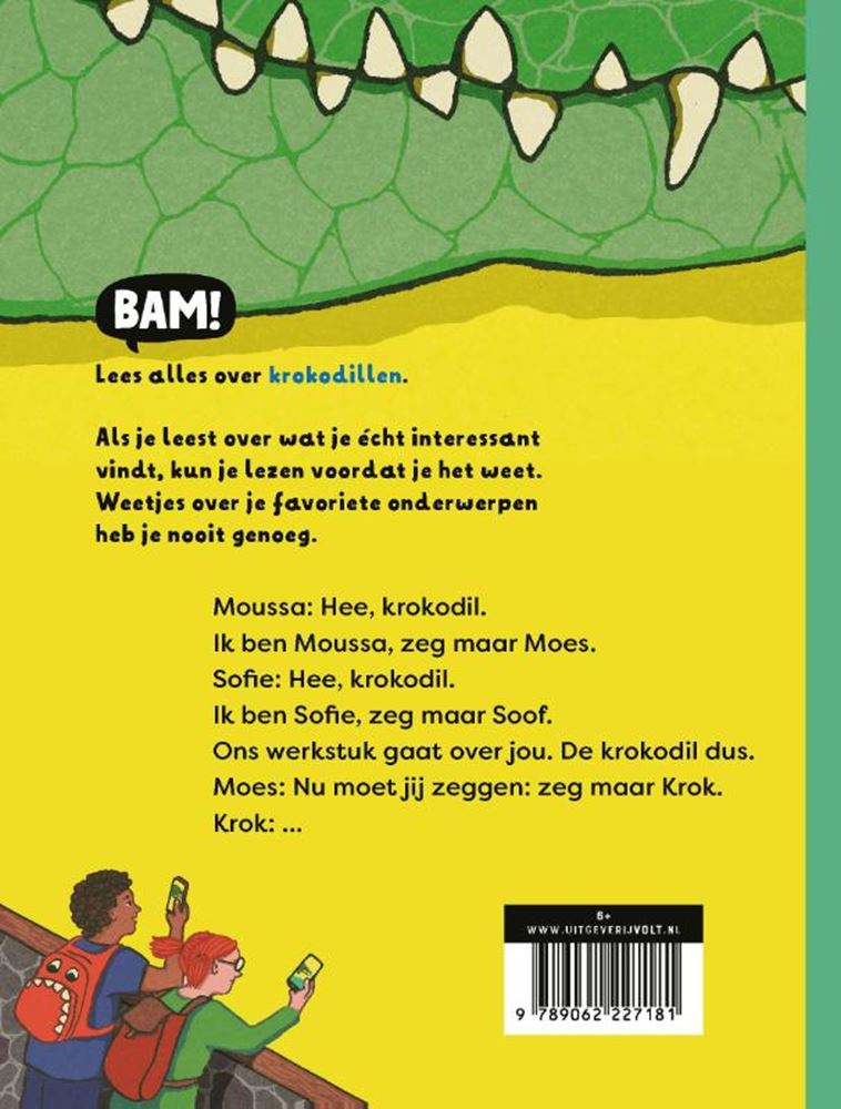 Afbeelding laden in galerijviewer, Hee, krokodil. bam! ik lees. 6+