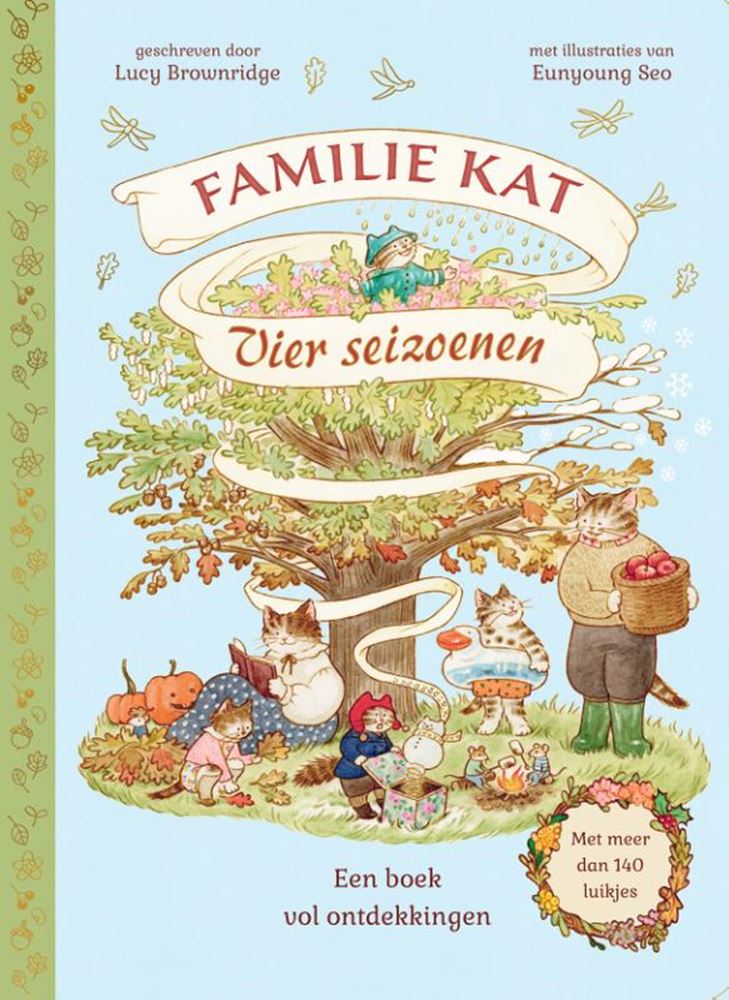 Chargez l'image dans la visionneuse de la galerie, Kartonboek: vier seizoenen. familie kat.