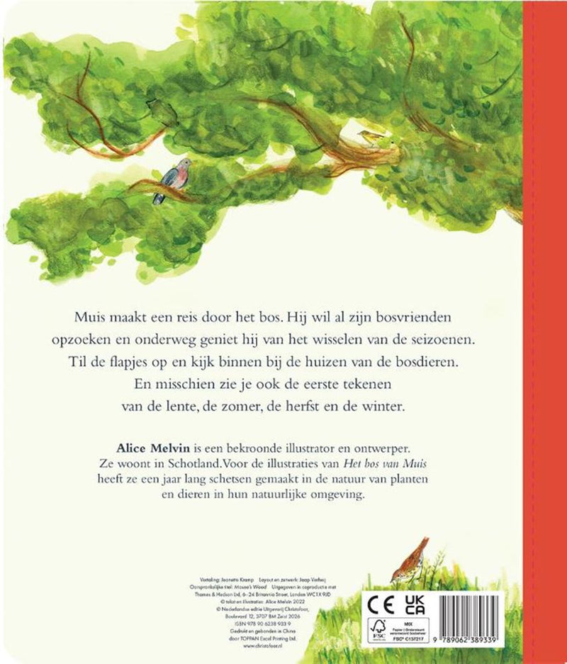 Chargez l'image dans la visionneuse de la galerie, Kartonboek: het bos van muis 3+