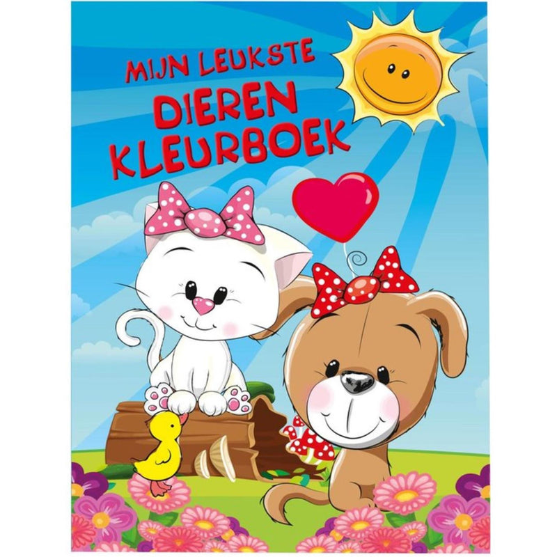 Load image into Gallery viewer, Mijn leukste dieren kleurboek 48 pag.