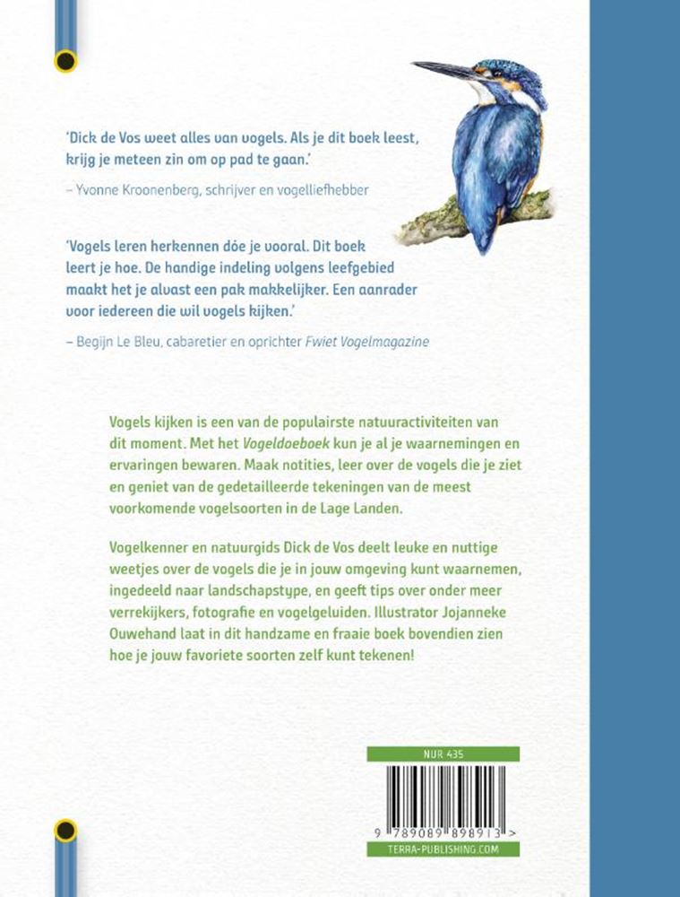 Chargez l'image dans la visionneuse de la galerie, Vogeldoeboek. herken, teken, noteer.