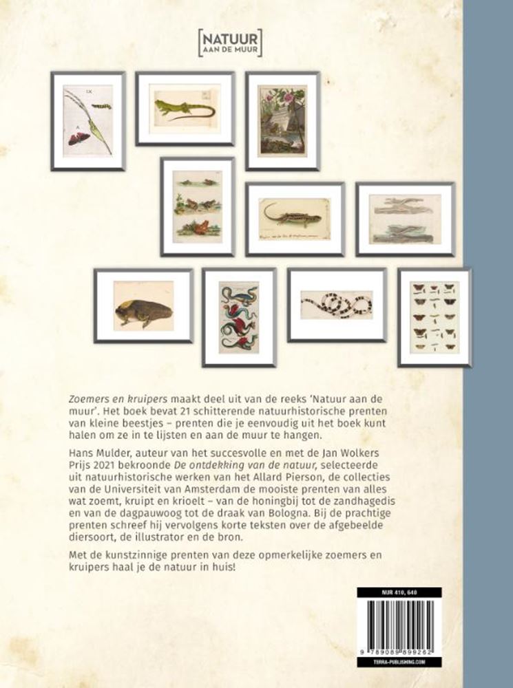 Afbeelding laden in galerijviewer, Natuur aan de muur, zoemers en kruipers.