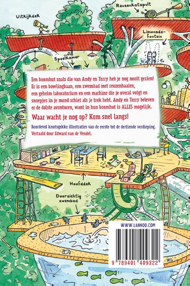 Afbeelding laden in galerijviewer, Centraal boekhuis de waanzinnige boomhut van 13 verdiepingen