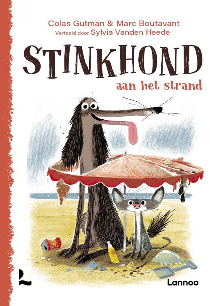 ギャラリービューアに画像をロードする, Stinkhond aan het strand 6+
