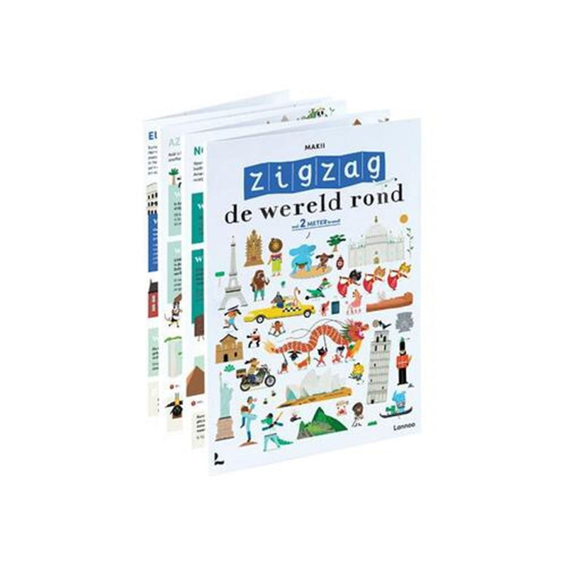 Afbeelding laden in galerijviewer, Zigzag- de wereld rond. 6+