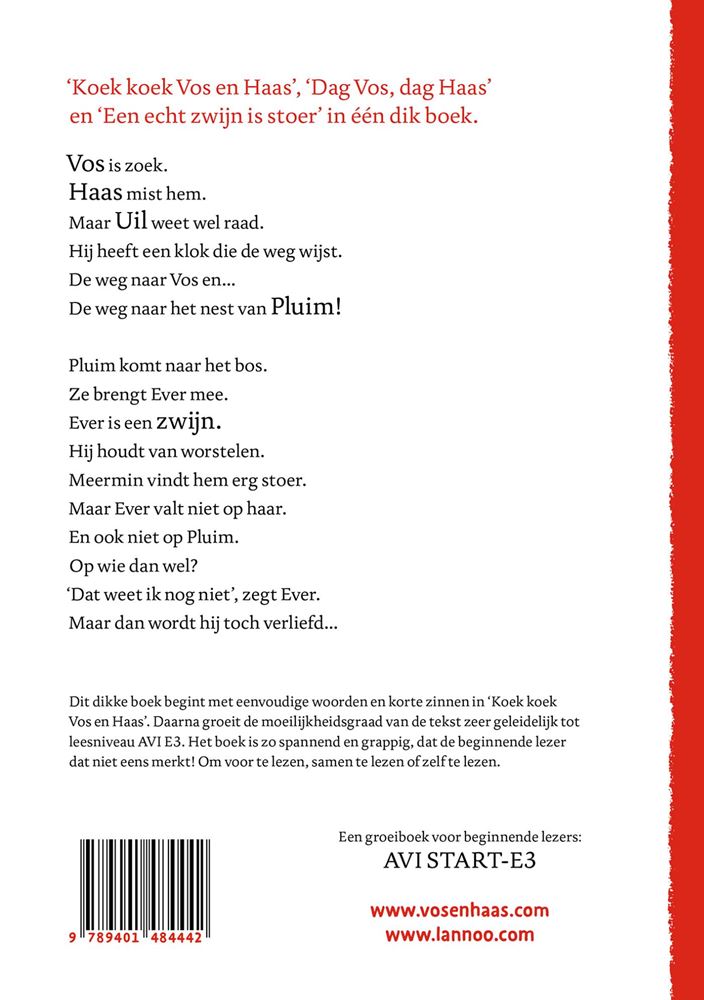 ギャラリービューアに画像をロードする, Vos en haas. het tweede dikke boek. 6+