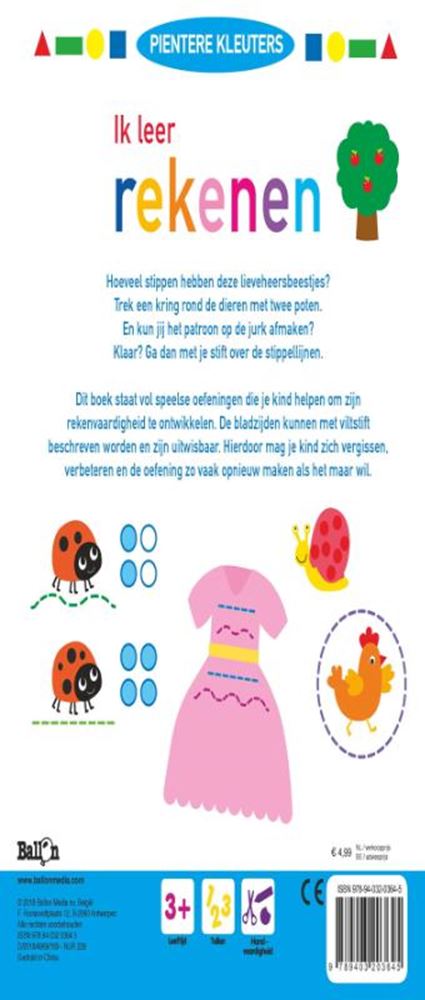 Afbeelding laden in galerijviewer, Ik leer rekenen (wipe and clean) 3+