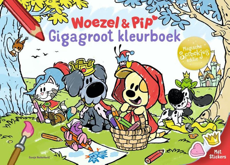 Afbeelding laden in galerijviewer, Woezel pip: gigagroot kleurboek sprook