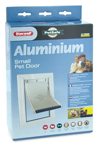 Load image into Gallery viewer, Petsafe hondenluik tot 7 kg aluminium wit