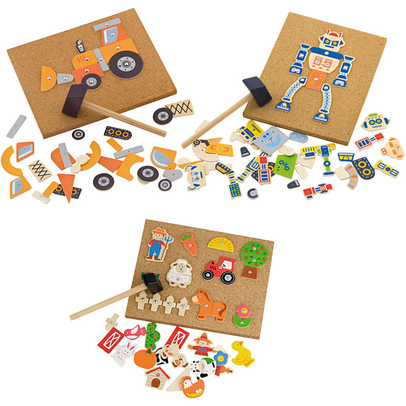 Cargue la imagen en el visor de la galería, Https: www.cchobby.nl viga-hamermozaiek-set-afm-23x18-cm-3-set-1-doos