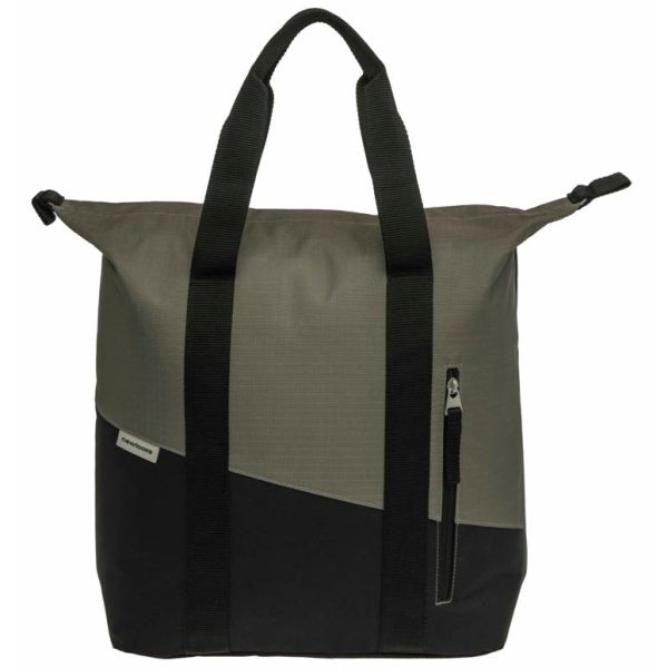Afbeelding laden in galerijviewer, Newlooxs tas new looxs kota shopper | oslo | zwart groen | 24l