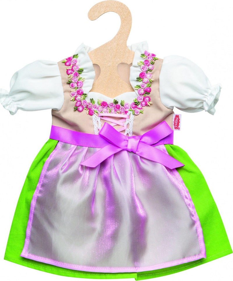 Afbeelding laden in galerijviewer, Heless poppenjurk heidi, 35-45 cm