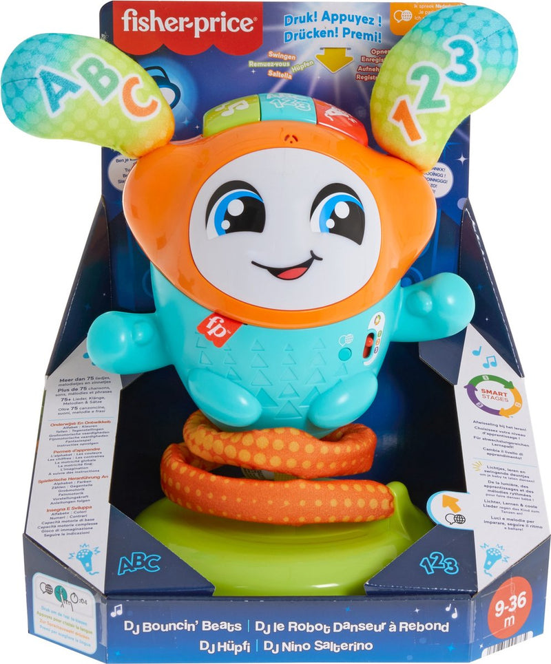 Chargez l'image dans la visionneuse de la galerie, Fisher-price dj bouncin beats leerrobot - peuter speelgoed - meertalig