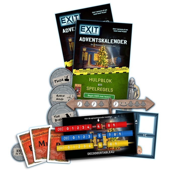 Load image into Gallery viewer, 999Games EXIT: Adventskalender: De verdwenen Hollywood-ster