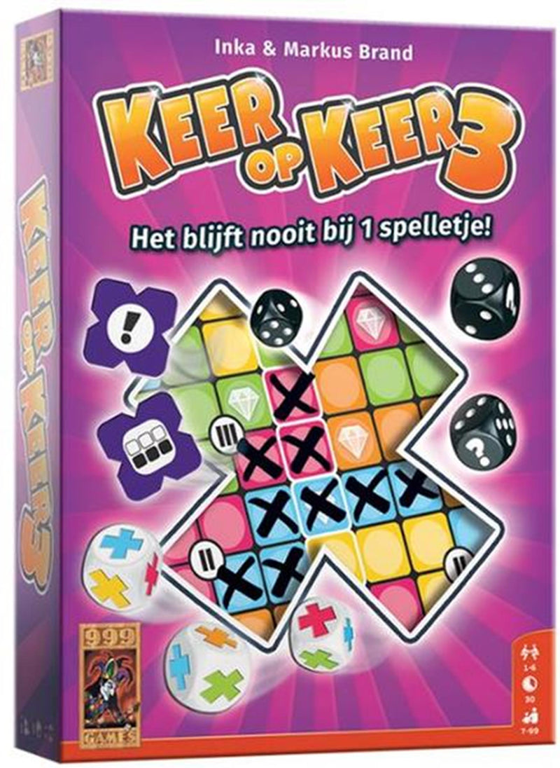 Afbeelding laden in galerijviewer, 999games 999 games keer op keer 3 dobbelspel