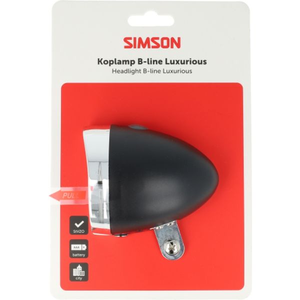 ギャラリービューアに画像をロードする, Simson koplamp classic luxurious batterij