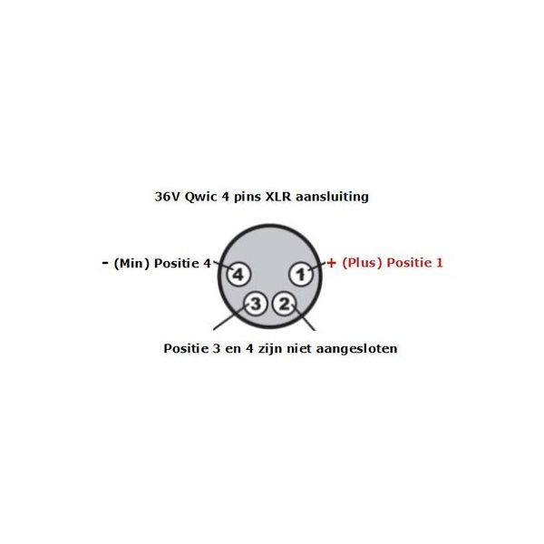 Load image into Gallery viewer, Van beijck acculader xlr 4-pins neutrik - o.a. quick - 36 volt 2 ah