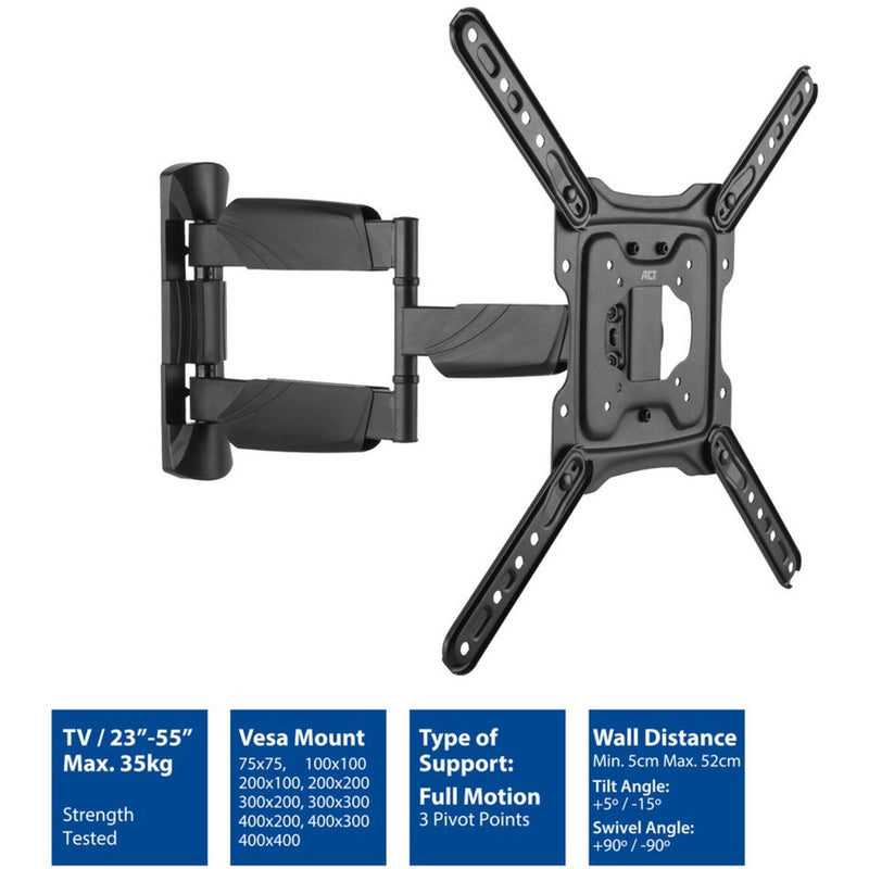 Load image into Gallery viewer, ACT Connectivity Full motion TV en monitor wandsteun, 23 tot 55