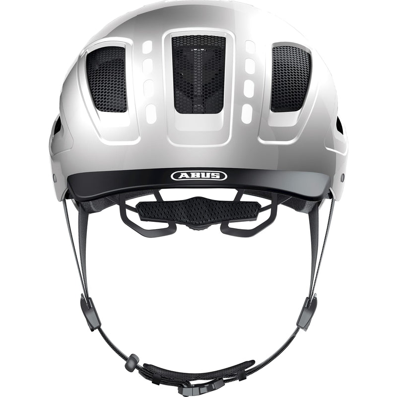 Load image into Gallery viewer, Abus helm hyban 2.0 led signal silver l 56-61cm