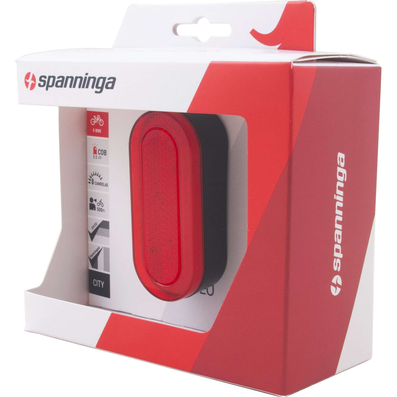 Afbeelding laden in galerijviewer, Spanninga metaal b.v. spanninga e-bike spatbord achterlicht halo guard xe 6-48vdc.