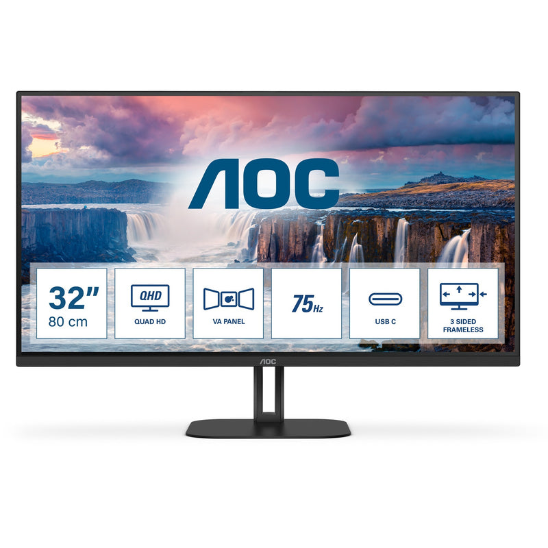 Load image into Gallery viewer, AOC AOC Q32V5CE BK