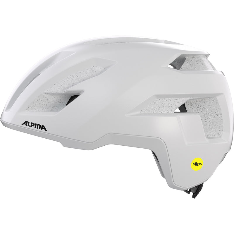 Load image into Gallery viewer, Olympic sportswear alpina sports tour helm taunus gravel mips 52-56 mat wit