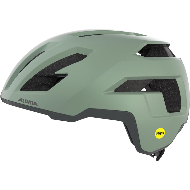 Load image into Gallery viewer, Olympic sportswear alpina sports tour helm taunus gravel mips 52-56 mat groen