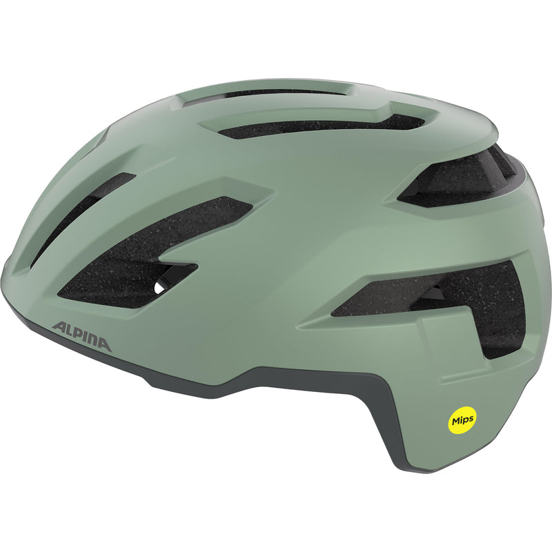 Load image into Gallery viewer, Olympic sportswear alpina sports tour helm taunus gravel mips 52-56 mat groen
