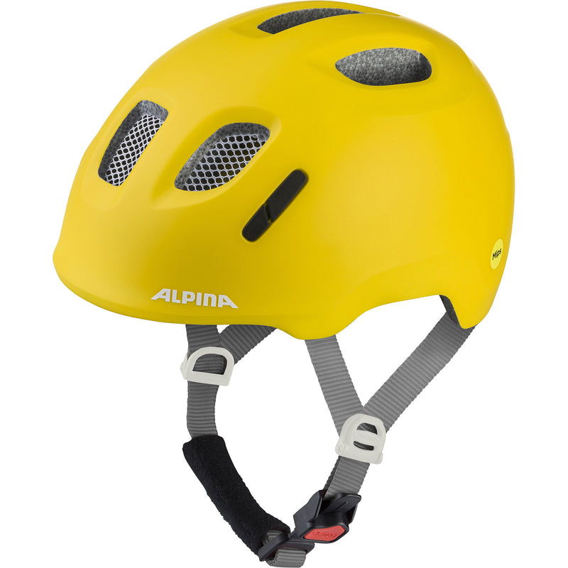 Load image into Gallery viewer, Olympic sportswear alpina sports kinderhelm ximo 2 mips 49-54 mat geel
