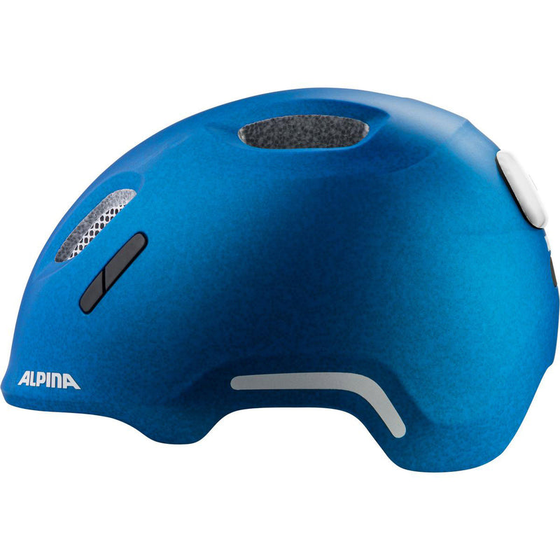 Load image into Gallery viewer, Olympic sportswear alpina sports kinderhelm ximo 2 flash blue 47-51 mat