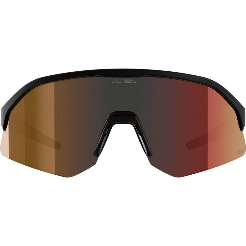 Load image into Gallery viewer, Olympic sportswear alpina sports sportbril sonic hr m q-lite rode lens mat zwart