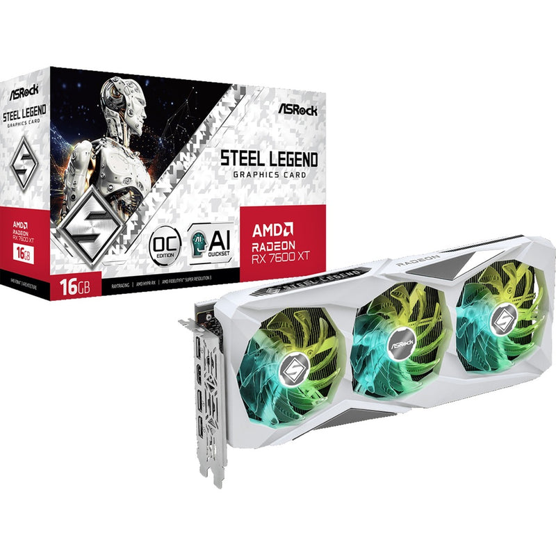 Load image into Gallery viewer, ASRock Radeon RX 7600 XT Legend 16GB OC