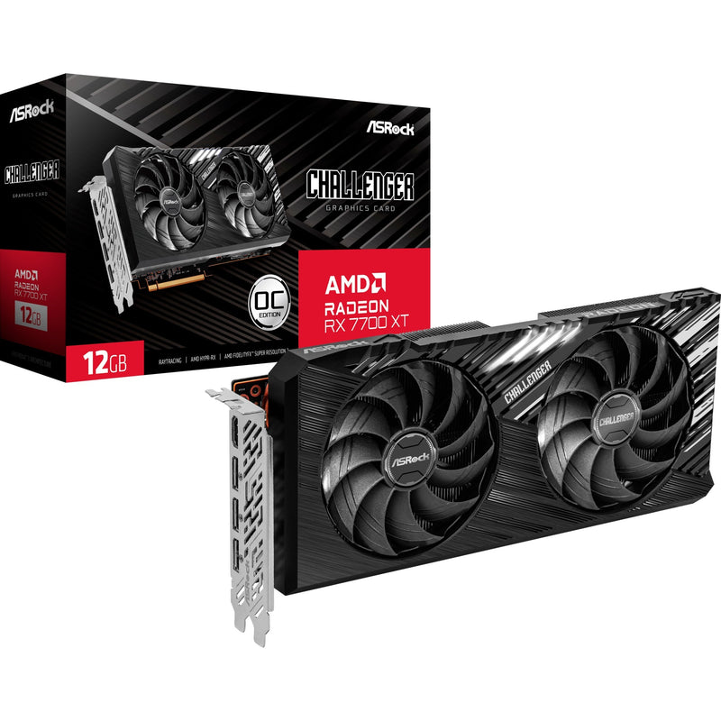 Load image into Gallery viewer, ASRock Radeon RX 7700 XT Challenger 12GB OC