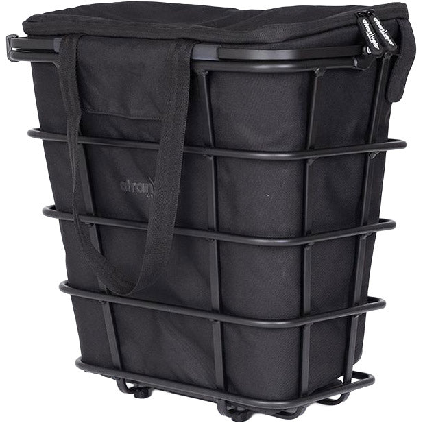 Load image into Gallery viewer, Atranvelo mandtas add 25 basket bag add 25 black