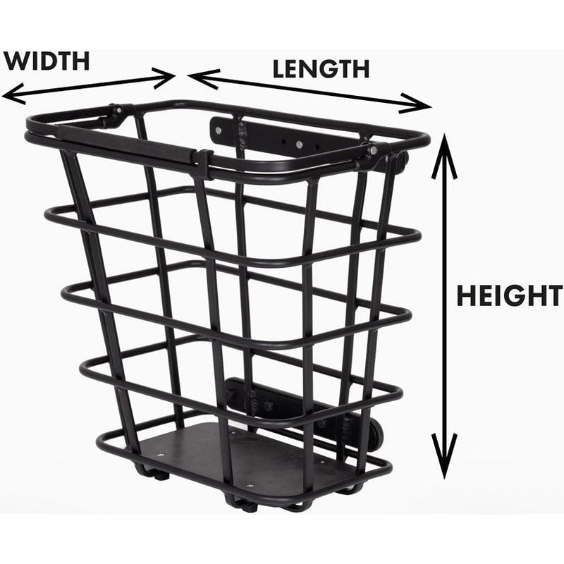 Afbeelding laden in galerijviewer, Atranvelo mand epic side rear basket epic side black