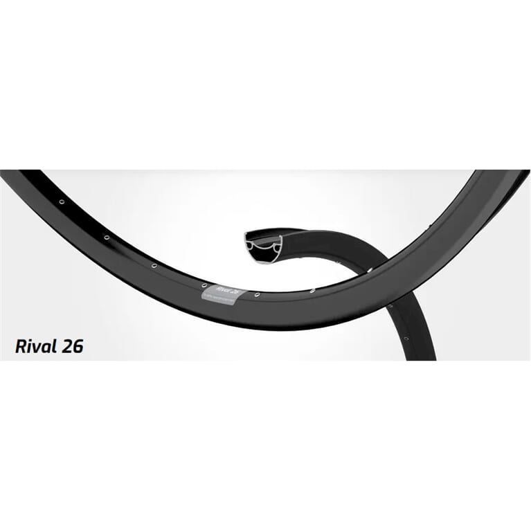 Load image into Gallery viewer, Rigida velg ryde 28 (622) rival-26 36 14 zwart (ongeslepen)