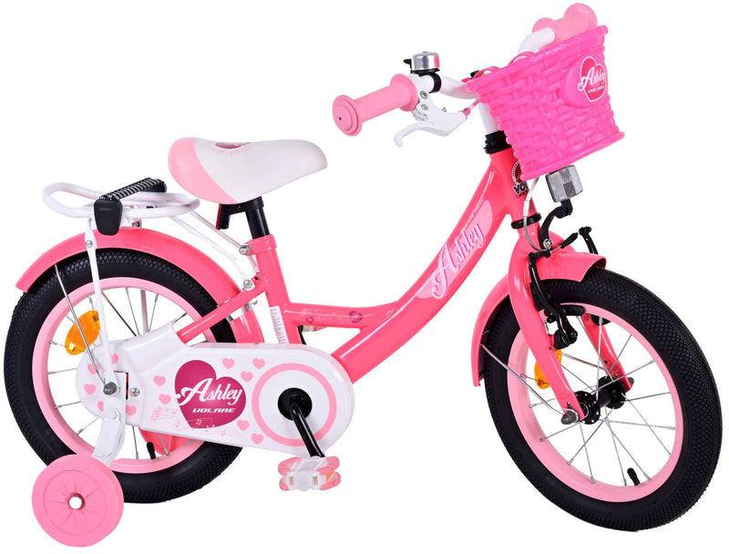 Load image into Gallery viewer, Volare Ashley Kinderfiets - Meisjes - 14 inch - Roze Rood