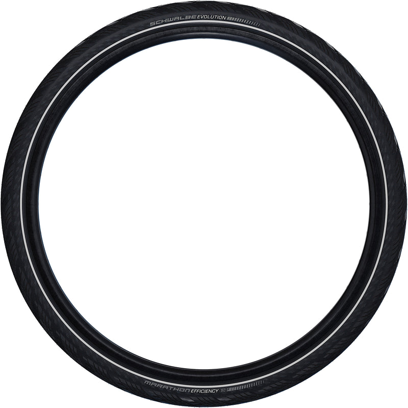 Load image into Gallery viewer, Vouwband Schwalbe Marathon Efficiency Super Race V-Guard 27.5 x 2.15 55-584 - zwart met reflectie