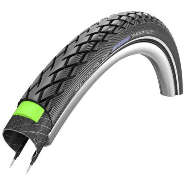 Load image into Gallery viewer, Schwalbe Buitenband Marathon Perf G-Guard 16 x 1.75 zw refl