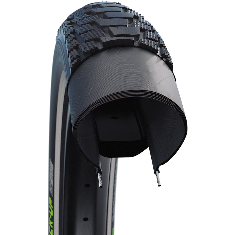 Load image into Gallery viewer, Schwalbe buitenband Pick-Up Perf SD Twinskin 27.5 x 2.60 zw refl