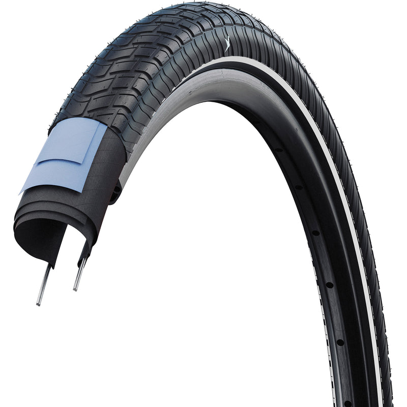 Afbeelding laden in galerijviewer, Schwalbe draadband motion big apple plus 50-622 cr�me +r