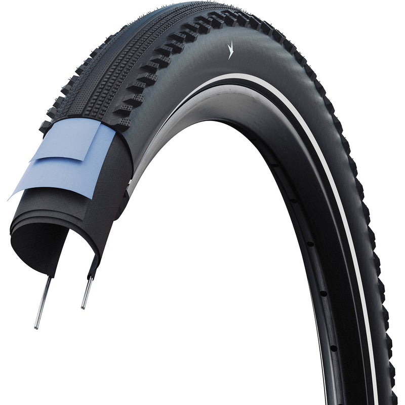 Chargez l'image dans la visionneuse de la galerie, Schwalbe draadband motion hurricane 54-559 +r zwart