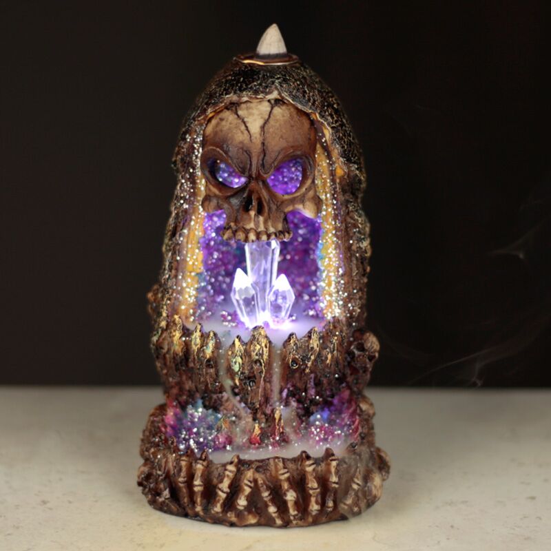 ギャラリービューアに画像をロードする, Schedel kristal grot led backflow wierookhouder