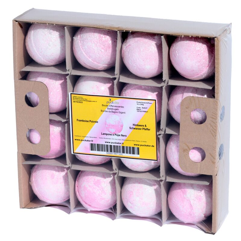 Load image into Gallery viewer, Sheaboter bruisballen tray - frambozen zwarte peper