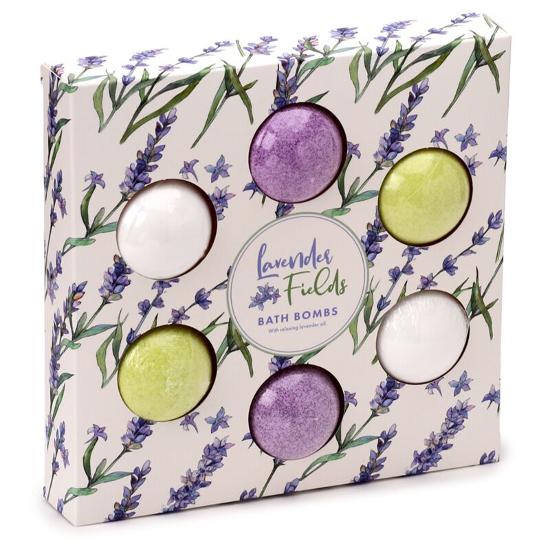 Laden Sie das Bild in Galerie -Viewer, Beauty cadeauset van 6 lavendel pick of the bunch bruisballen