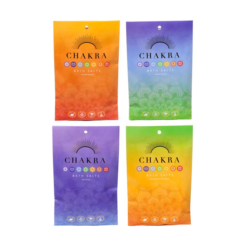Load image into Gallery viewer, Set van 4 chakra badpoeder zakjes