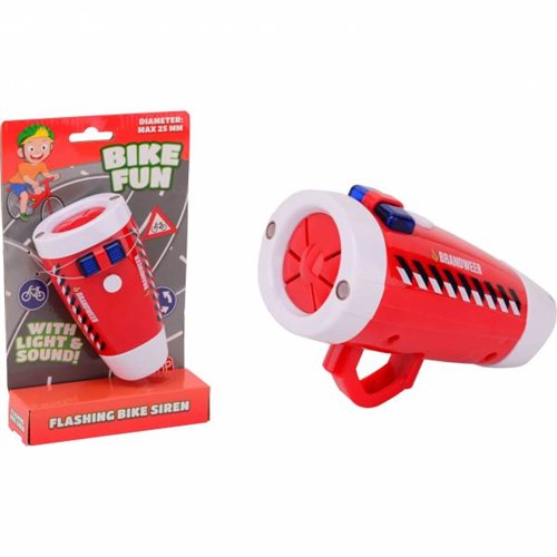 Load image into Gallery viewer, Bike fun led lamp brandweer met sirene