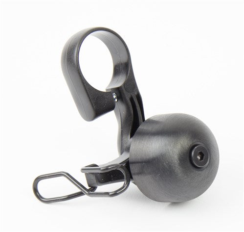 Load image into Gallery viewer, Qibbel widek e-bike bel luxe pvd zwart 85db+ op kaart