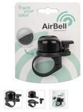 Load image into Gallery viewer, AirBell Fietsbel met Airtag houder ø31.8mm zwart